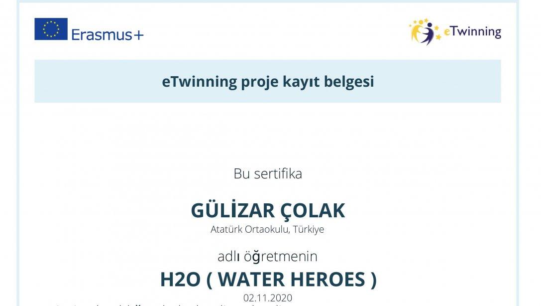 eTwinning Programında Daday Atatürk Ortaokulu Su Kahramanları Prorojesi