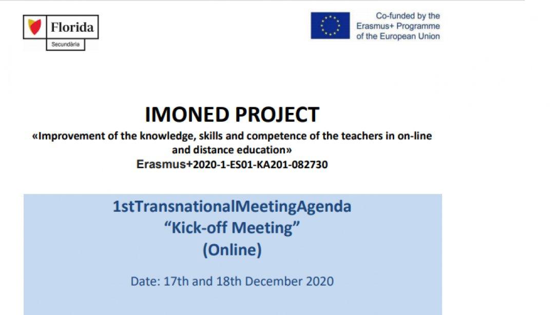 Erasmus + 2020-1-ES01-KA201-082730 Nolu Projemizin İlk Toplantısını Yaptık.