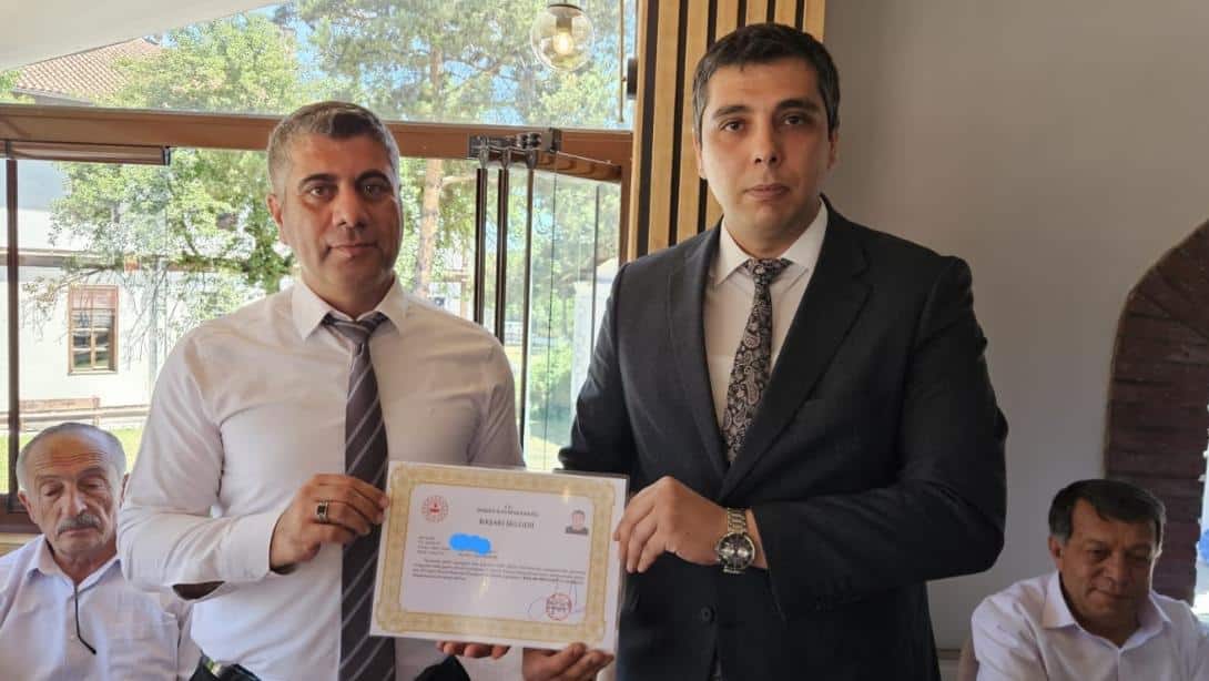 İLÇE MİLLİ EĞİTİM MÜDÜRÜMÜZ DOĞAN YILDIZ'A VEDA TÖRENİ